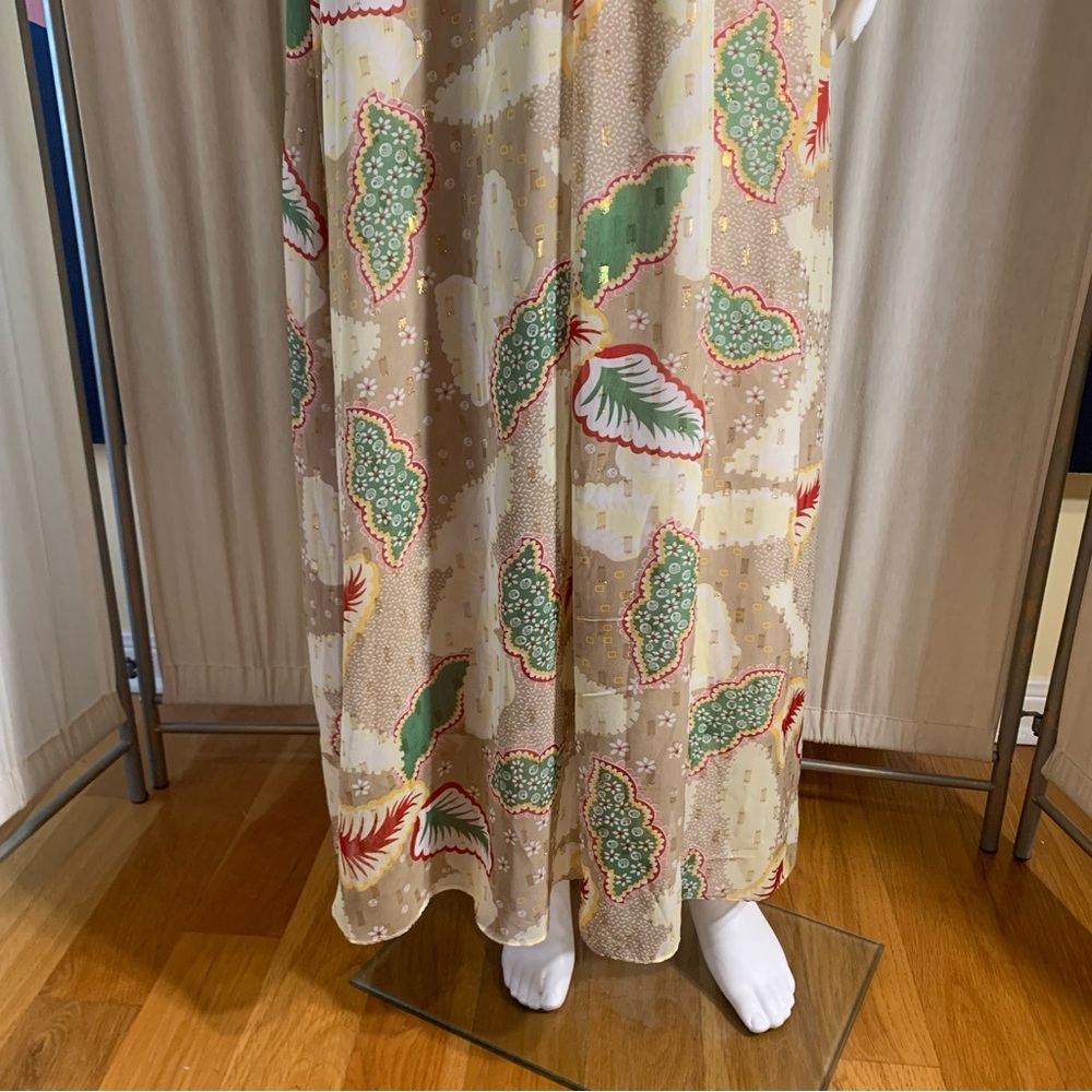 Botanical Pattern Maxi Dress - Picture 4 of 14